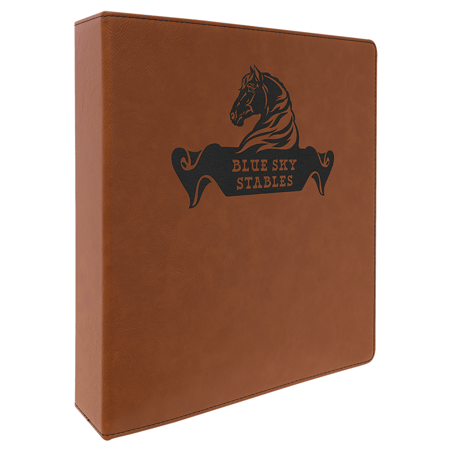 Rawhide Leatherette 3-Ring Binder with 2" Slant D Rings