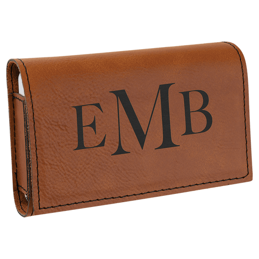 Rawhide Lasered Leatherette Pill Box with Separate Adjustable Containers