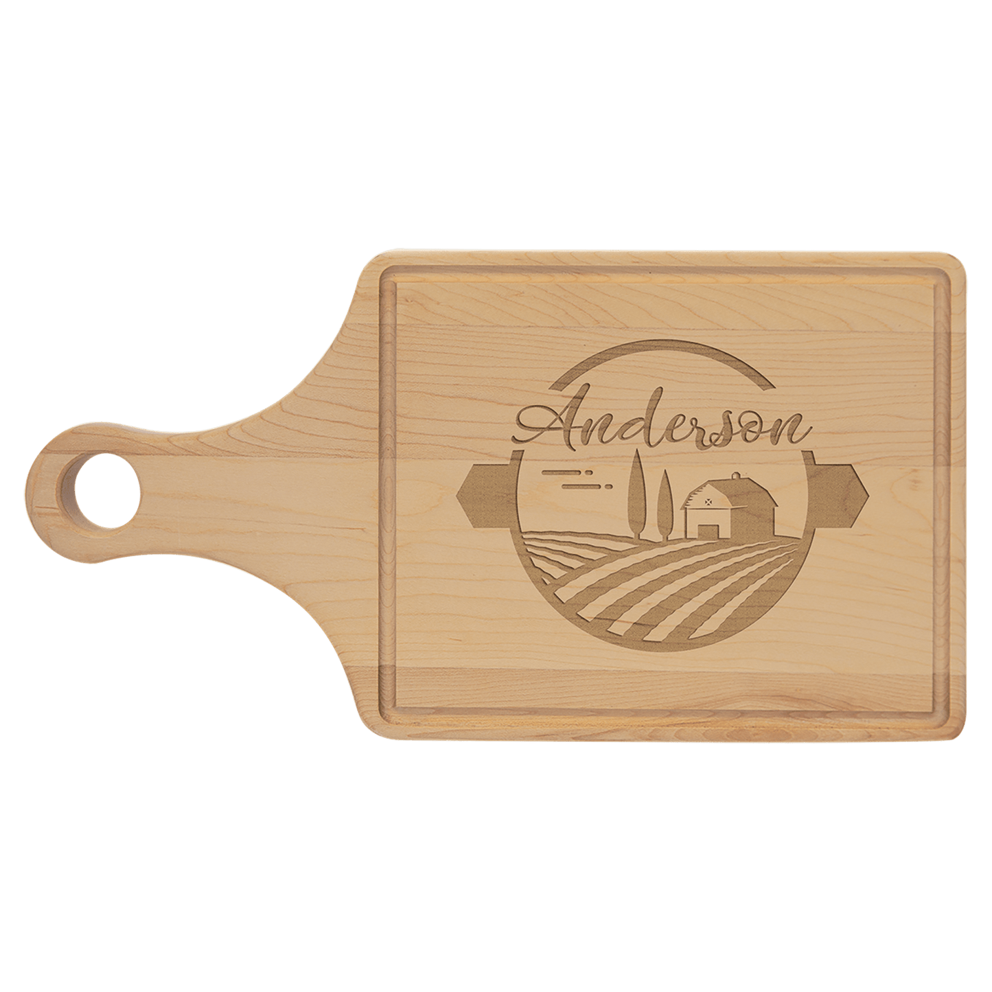 Maple Cutting Board with Drip Ring