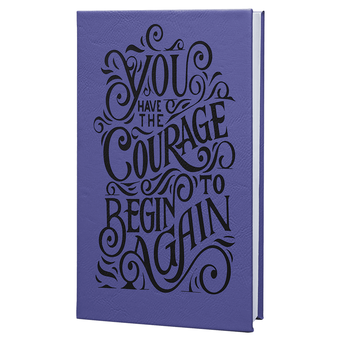 Purple Leatherette Journal