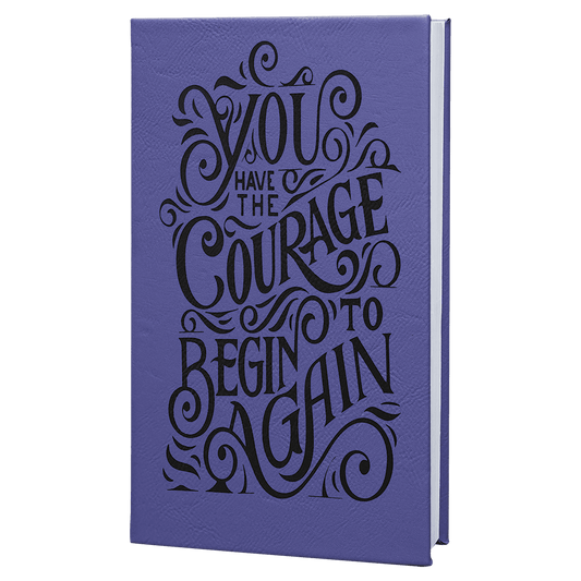 Purple Leatherette Journal