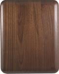 9" x 12" Genuine Walnut Eliptical Edge Round Corner Plaque