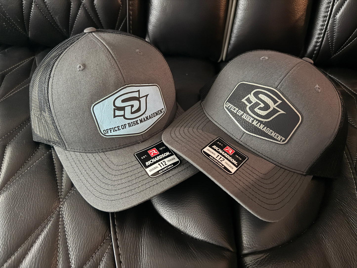 Custom Richardson 112 Trucker Hat with Engraved Patch - Personalized Snapback Cap for Branding, Events & Gifts