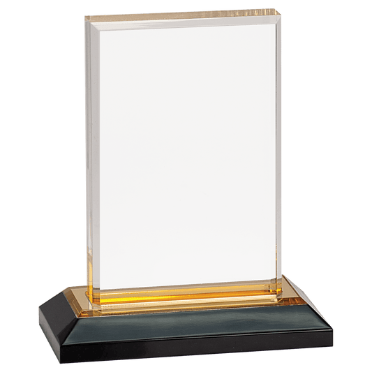 6"  Gold Beveled Impress Acrylic with Base