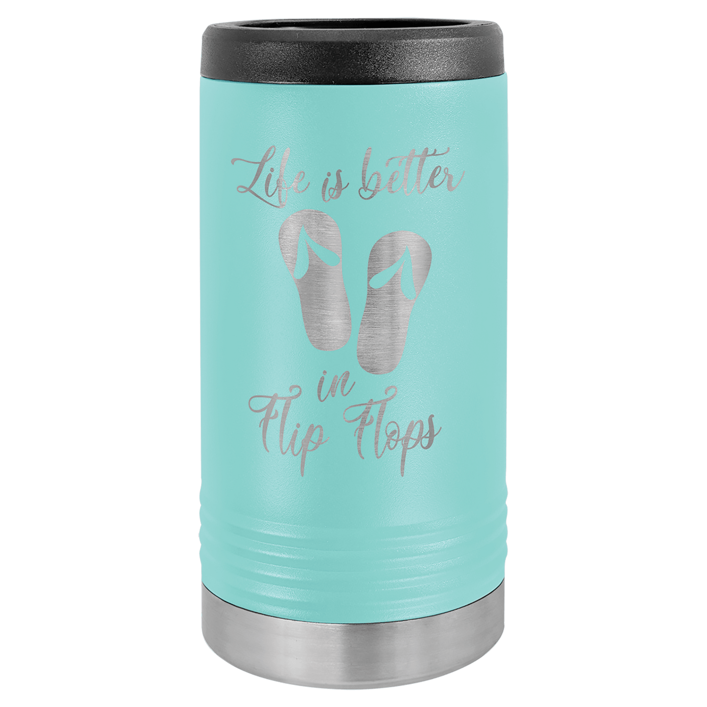 Teal Polar Camel Insulated Slim Beverage Holder