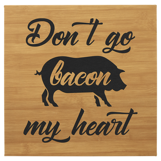 Bamboo Leatherette Wall Decor/Signage