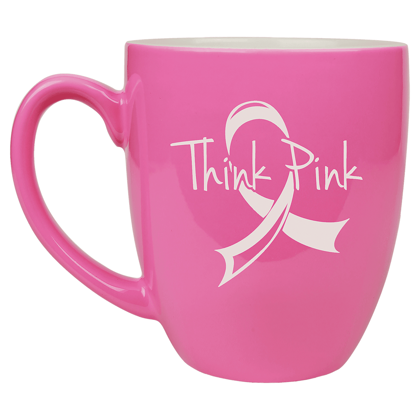 Pink 16 oz. Bistro Ceramic Mug