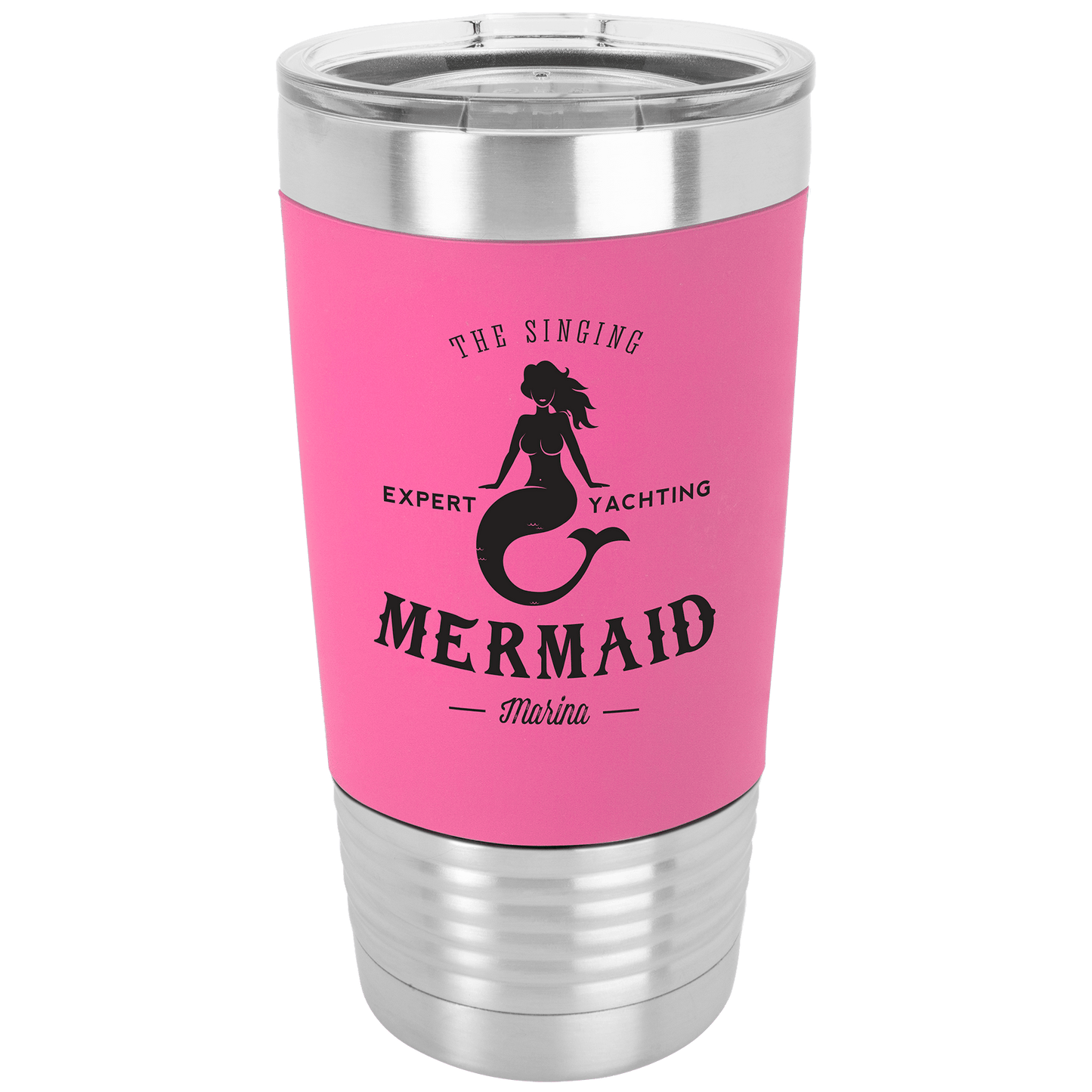 Custom Engraved 20oz Stainless Steel Tumbler with Lid – Personalized Insulated Drinkware for Hot or Cold Beverages