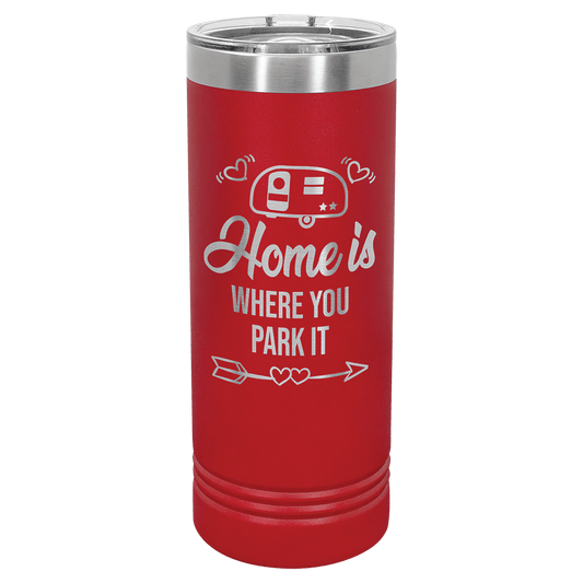 Red 22 oz. Polar Camel Skinny Tumbler with Slider Lid