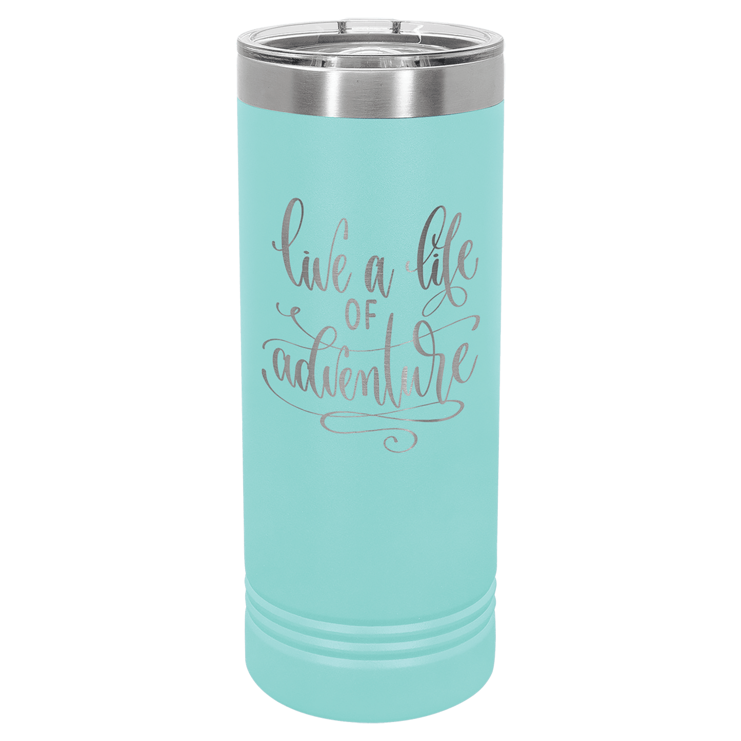 Teal 22 oz. Polar Camel Skinny Tumbler with Slider Lid