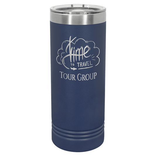 Navy Blue 22 oz. Polar Camel Skinny Tumbler with Slider Lid