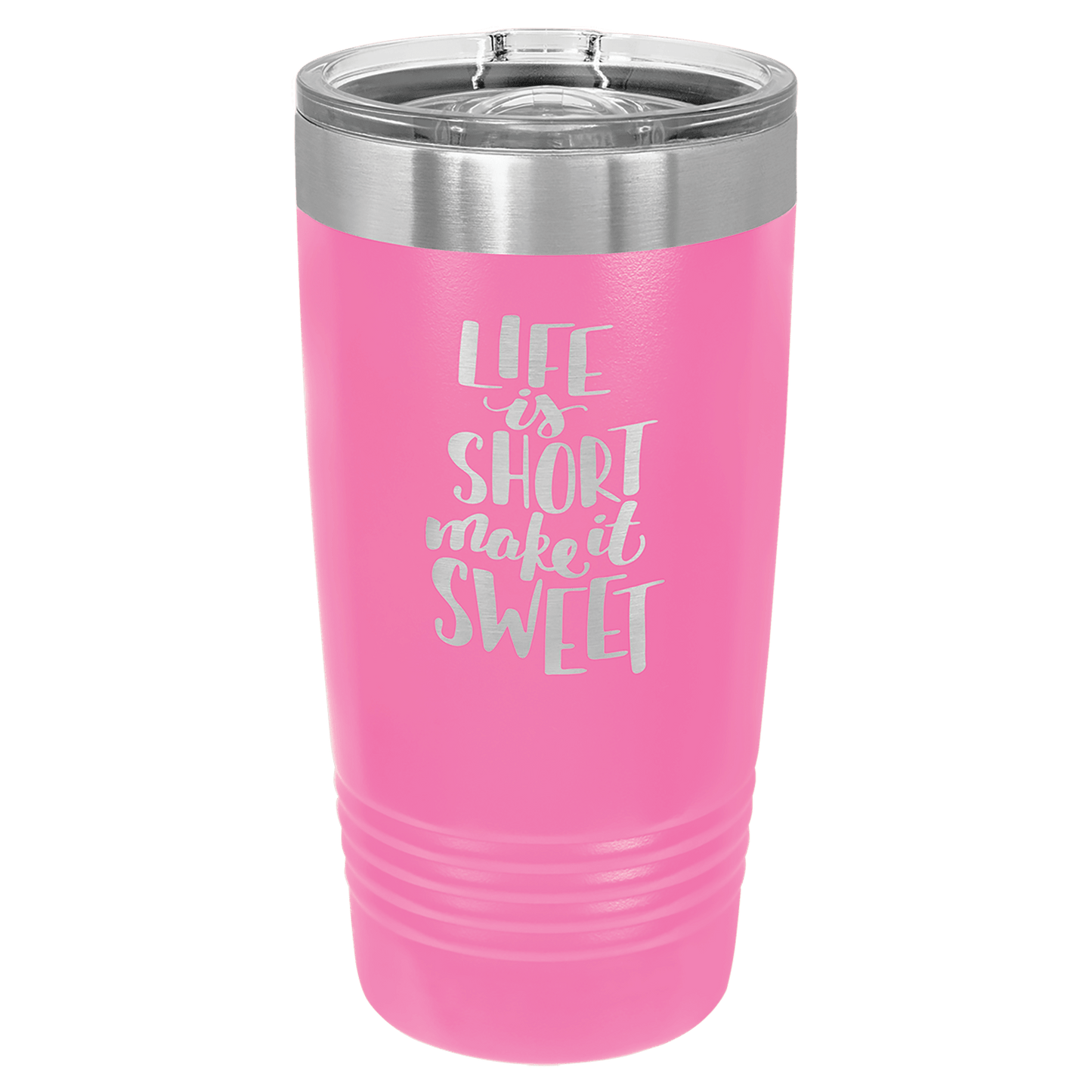 Custom Engraved 20oz Stainless Steel Tumbler with Lid – Personalized Insulated Drinkware for Hot or Cold Beverages