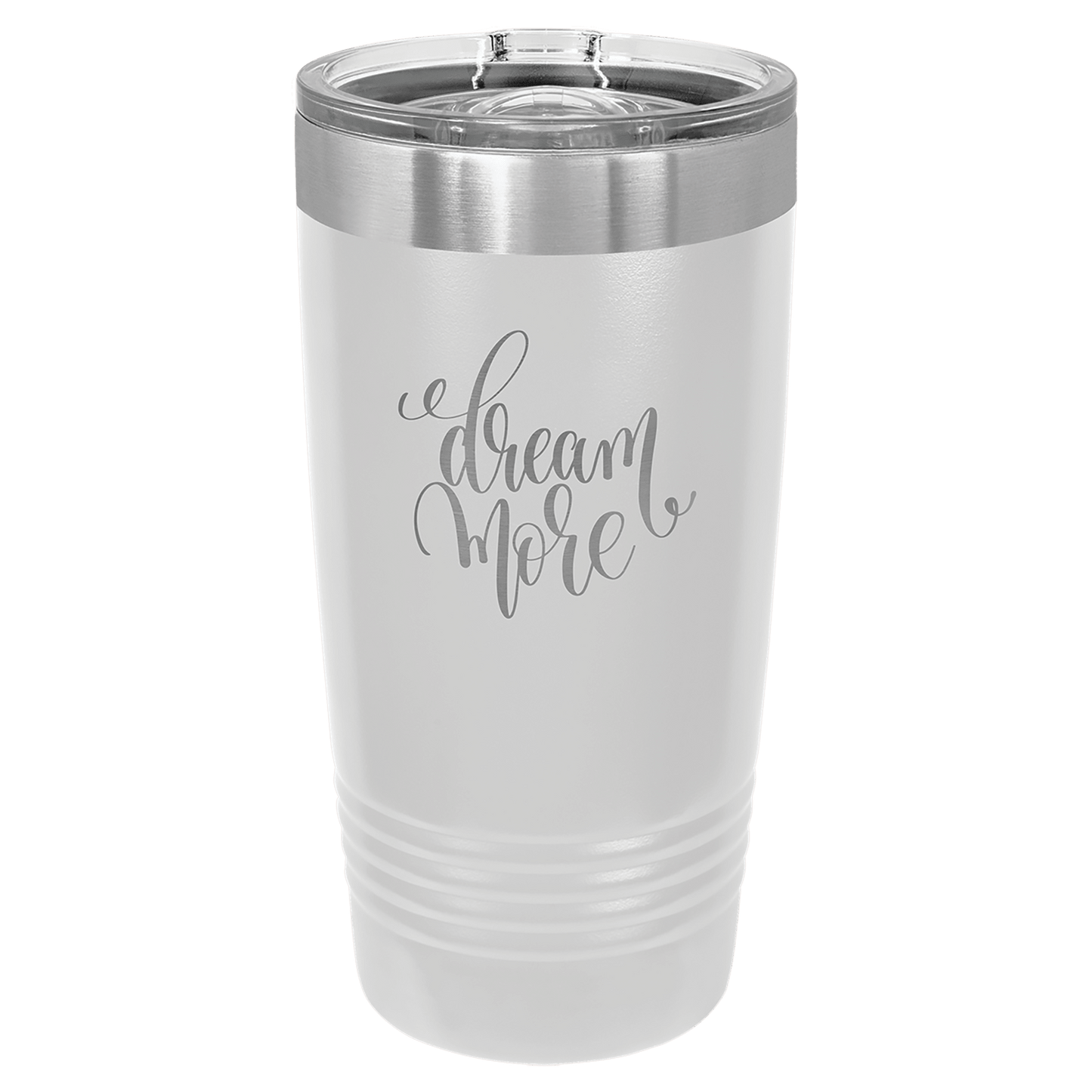 Custom Engraved 20oz Stainless Steel Tumbler with Lid – Personalized Insulated Drinkware for Hot or Cold Beverages