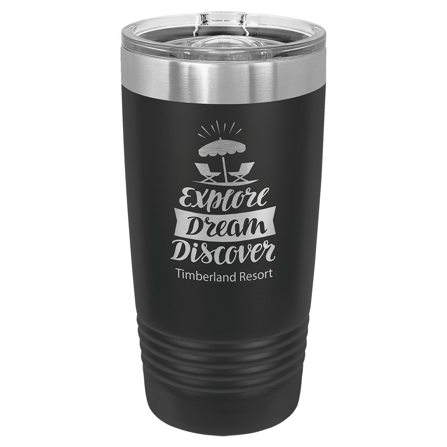 Custom Engraved 20oz Stainless Steel Tumbler with Lid – Personalized Insulated Drinkware for Hot or Cold Beverages
