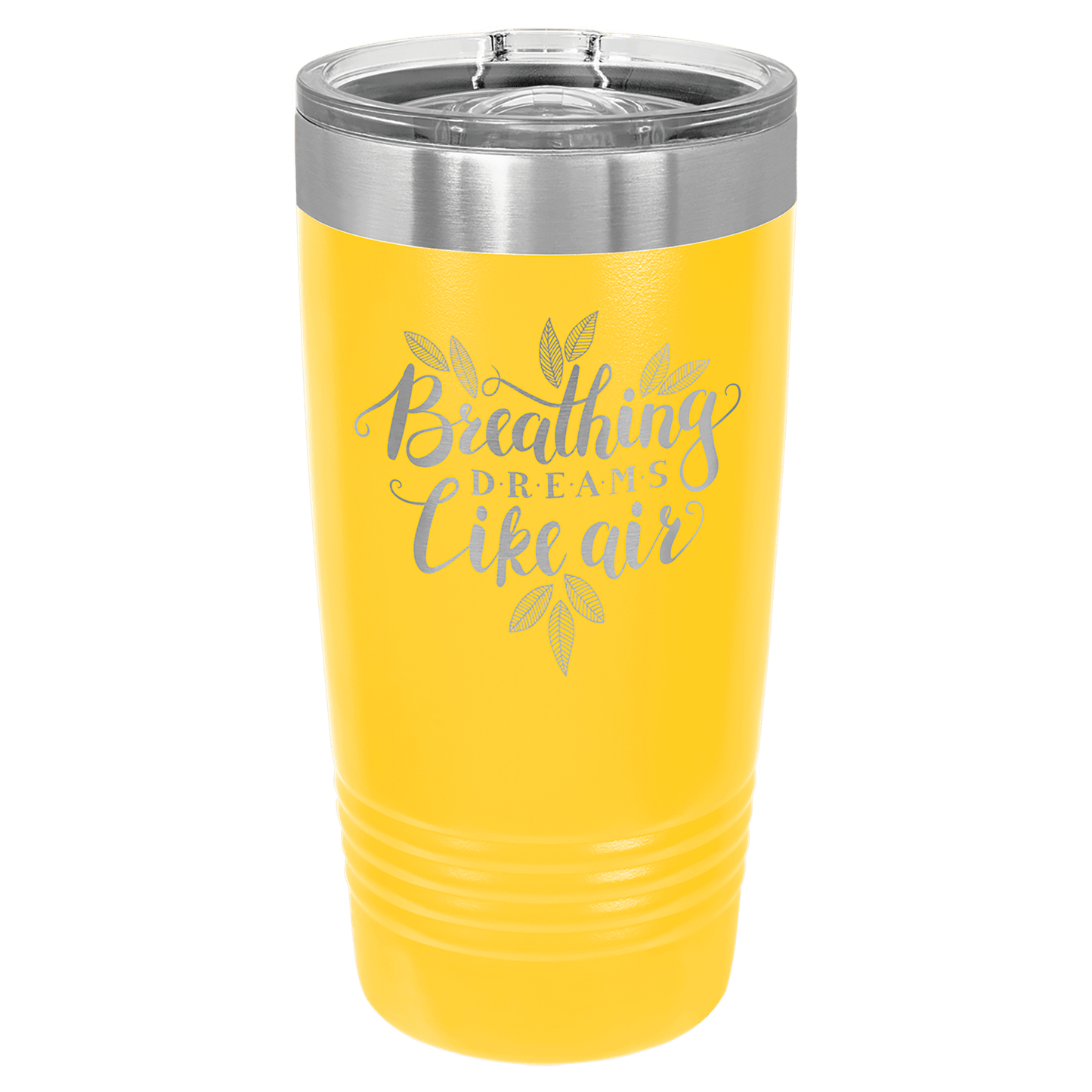 Custom Engraved 20oz Stainless Steel Tumbler with Lid – Personalized Insulated Drinkware for Hot or Cold Beverages