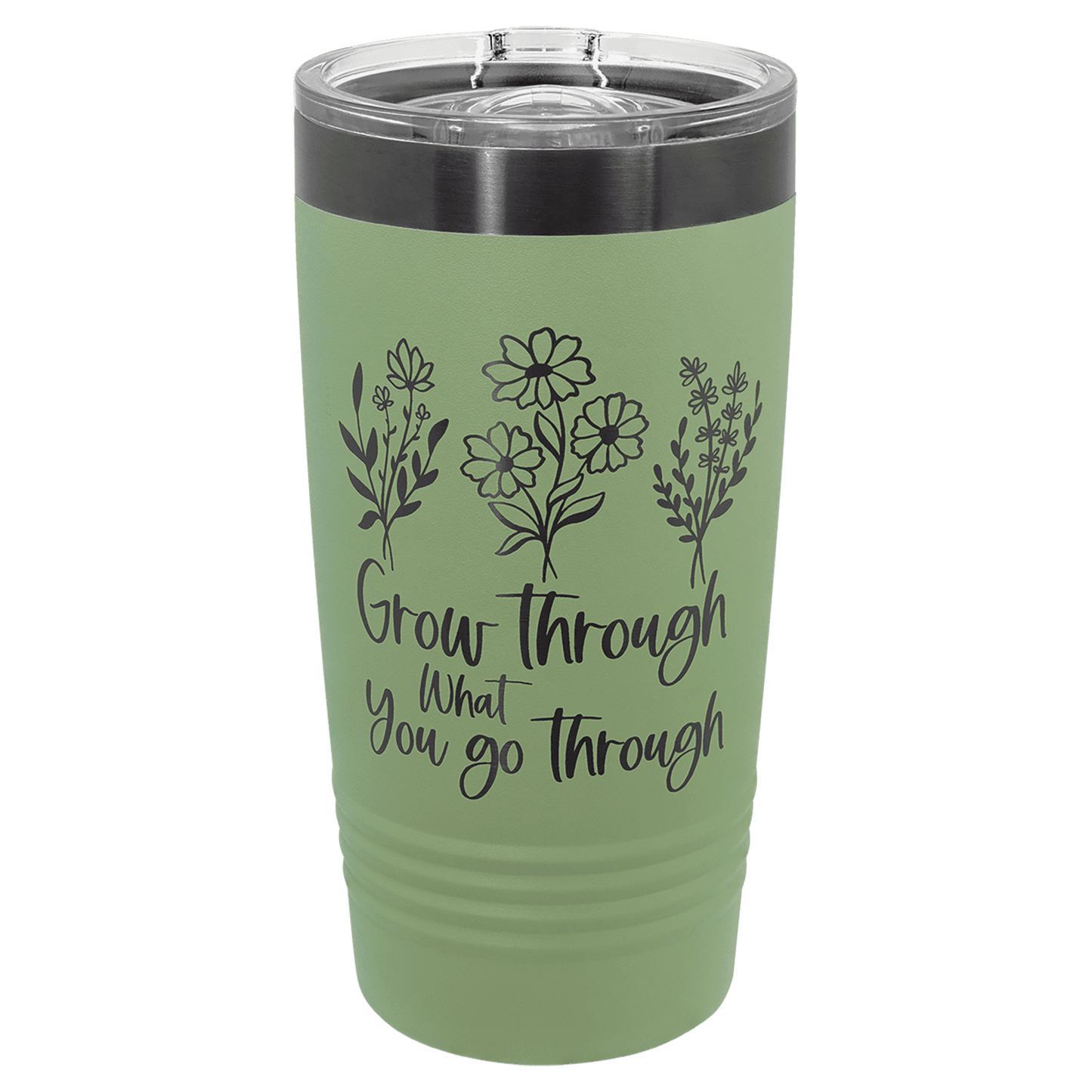 Custom Engraved 20oz Stainless Steel Tumbler with Lid – Personalized Insulated Drinkware for Hot or Cold Beverages