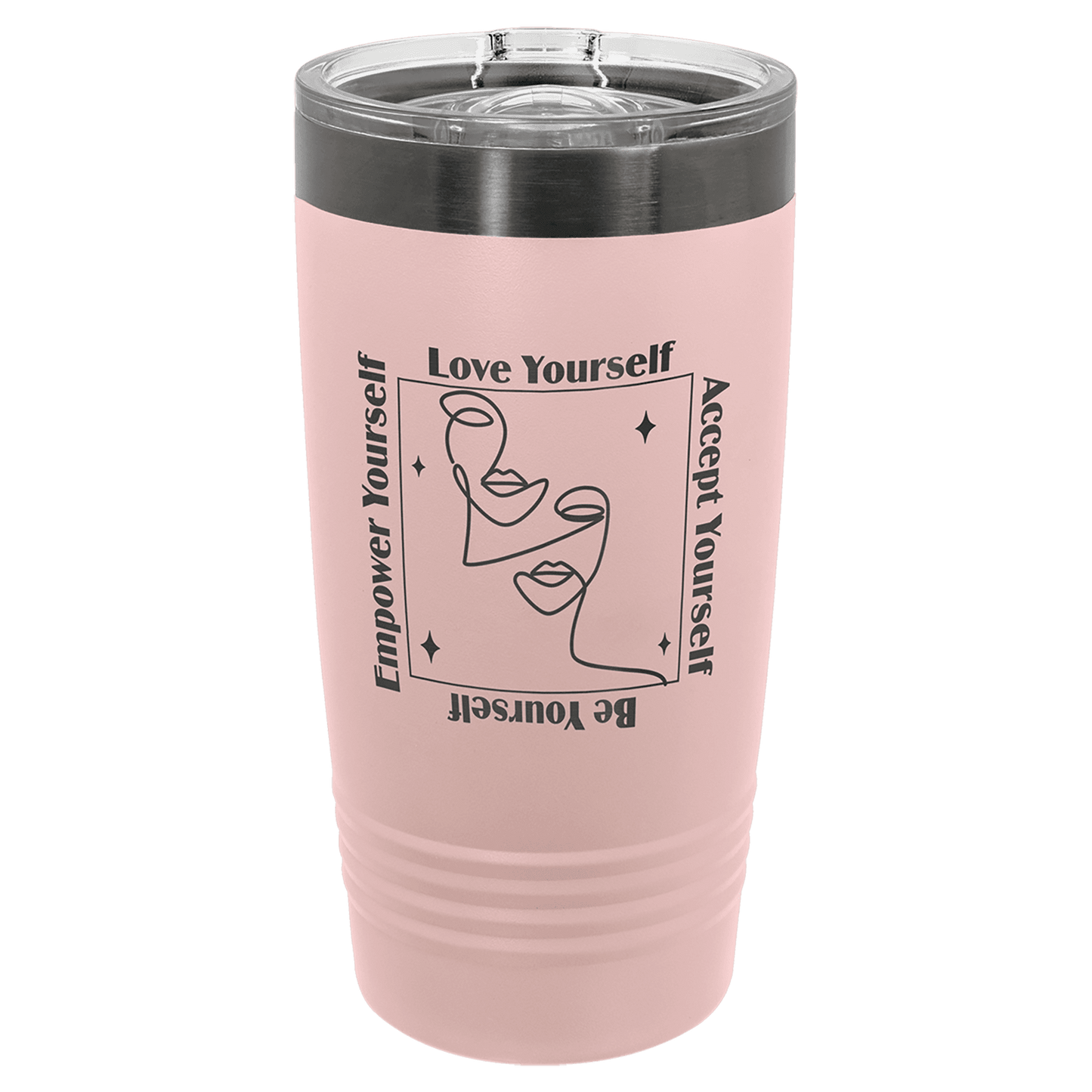 Custom Engraved 20oz Stainless Steel Tumbler with Lid – Personalized Insulated Drinkware for Hot or Cold Beverages