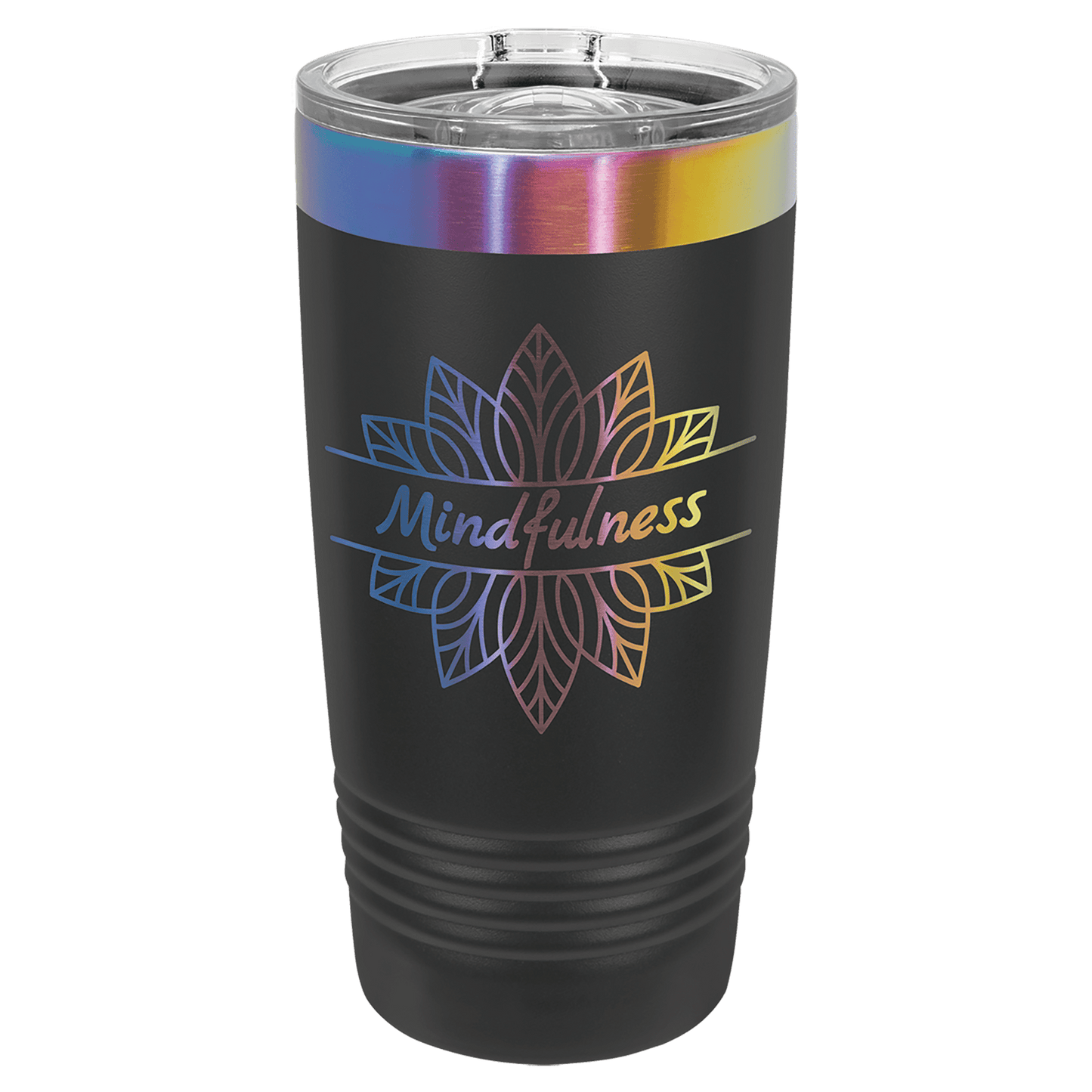 Custom Engraved 20oz Stainless Steel Tumbler with Lid – Personalized Insulated Drinkware for Hot or Cold Beverages