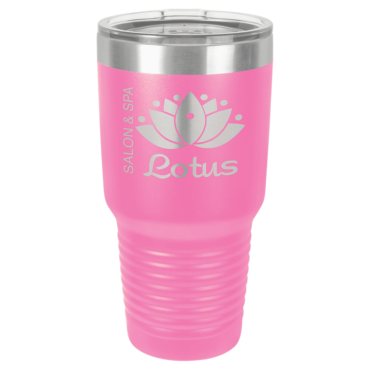 Pink 30 oz. Polar Camel Ringneck Tumbler with Clear Lid