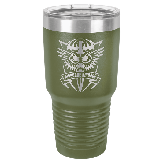 Olive Green 30 oz. Polar Camel Ringneck Tumbler with Clear Lid