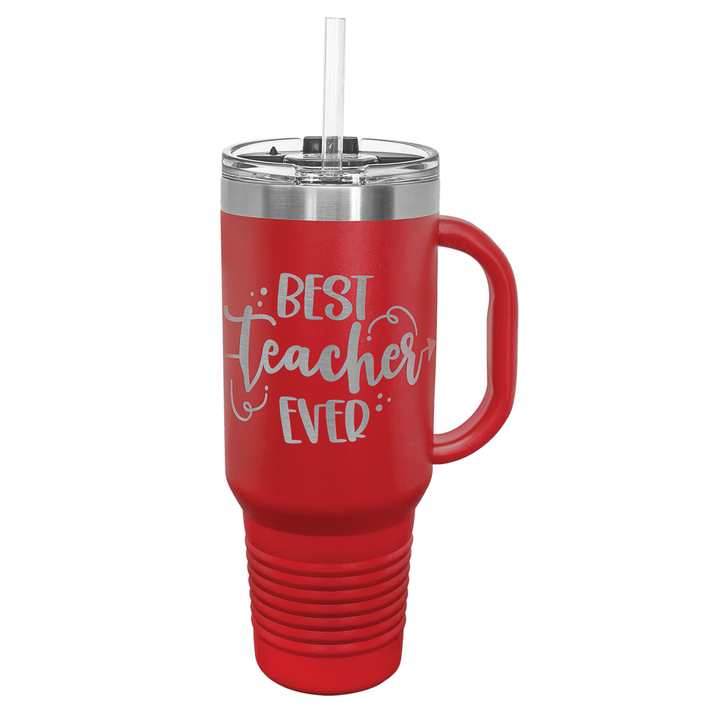 40 oz. Travel Mug with Straw Vacuum Insulated, stainless steel