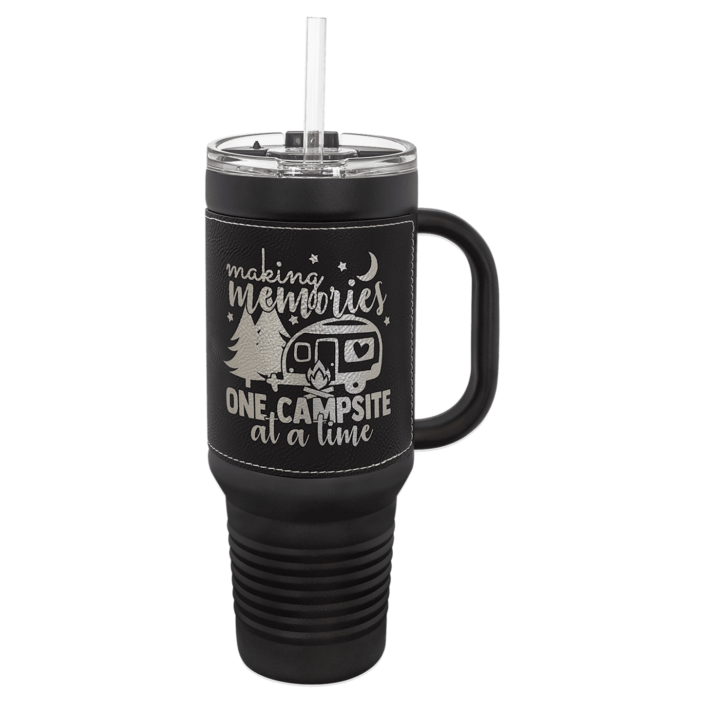 40 oz. Travel Mug with Straw Vacuum Insulated, stainless steel