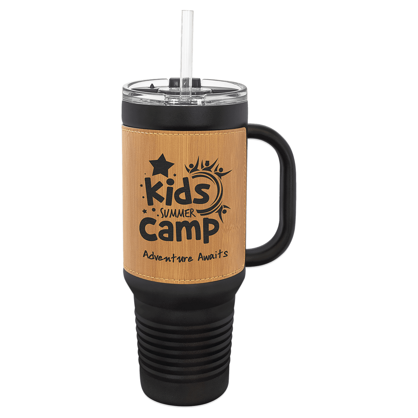 40 oz. Travel Mug with Straw Vacuum Insulated, stainless steel