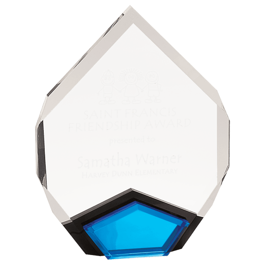 7" x 9" Blue Marquis Acrylic