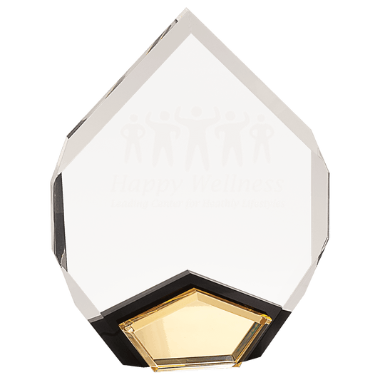 7" x 9" Gold Marquis Acrylic