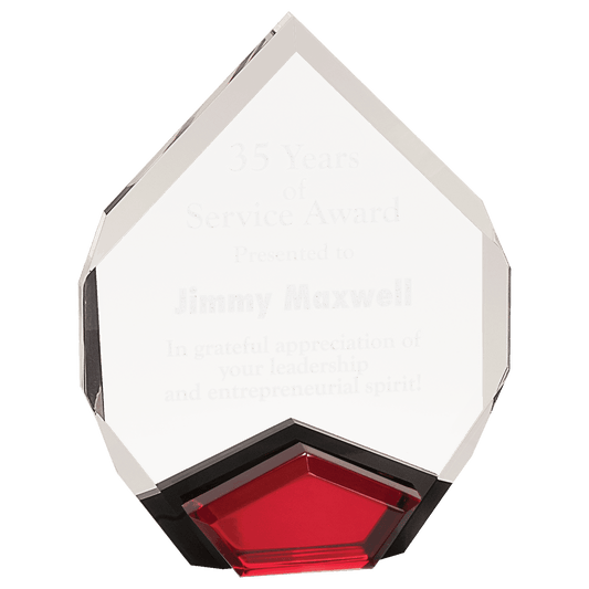 7" x 9" Red Marquis Acrylic