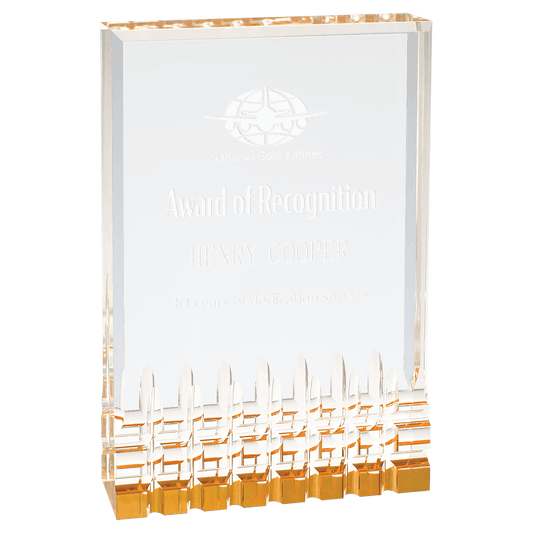 5" x 7" Gold Mirage Acrylic