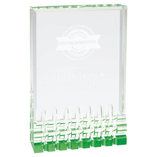 5" x 7" Green Mirage Acrylic