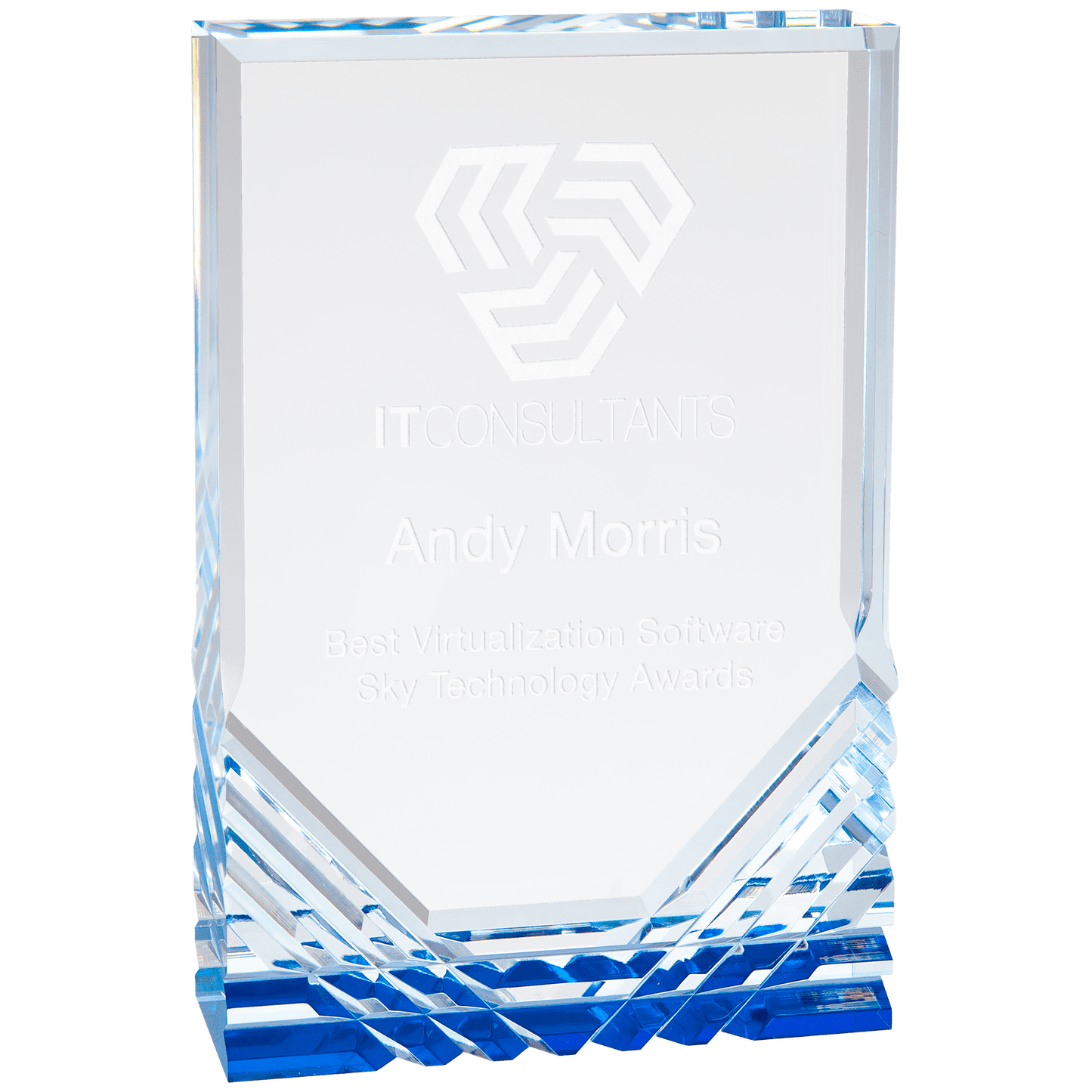 5" x 7" Blue Jewel Mirage Acrylic