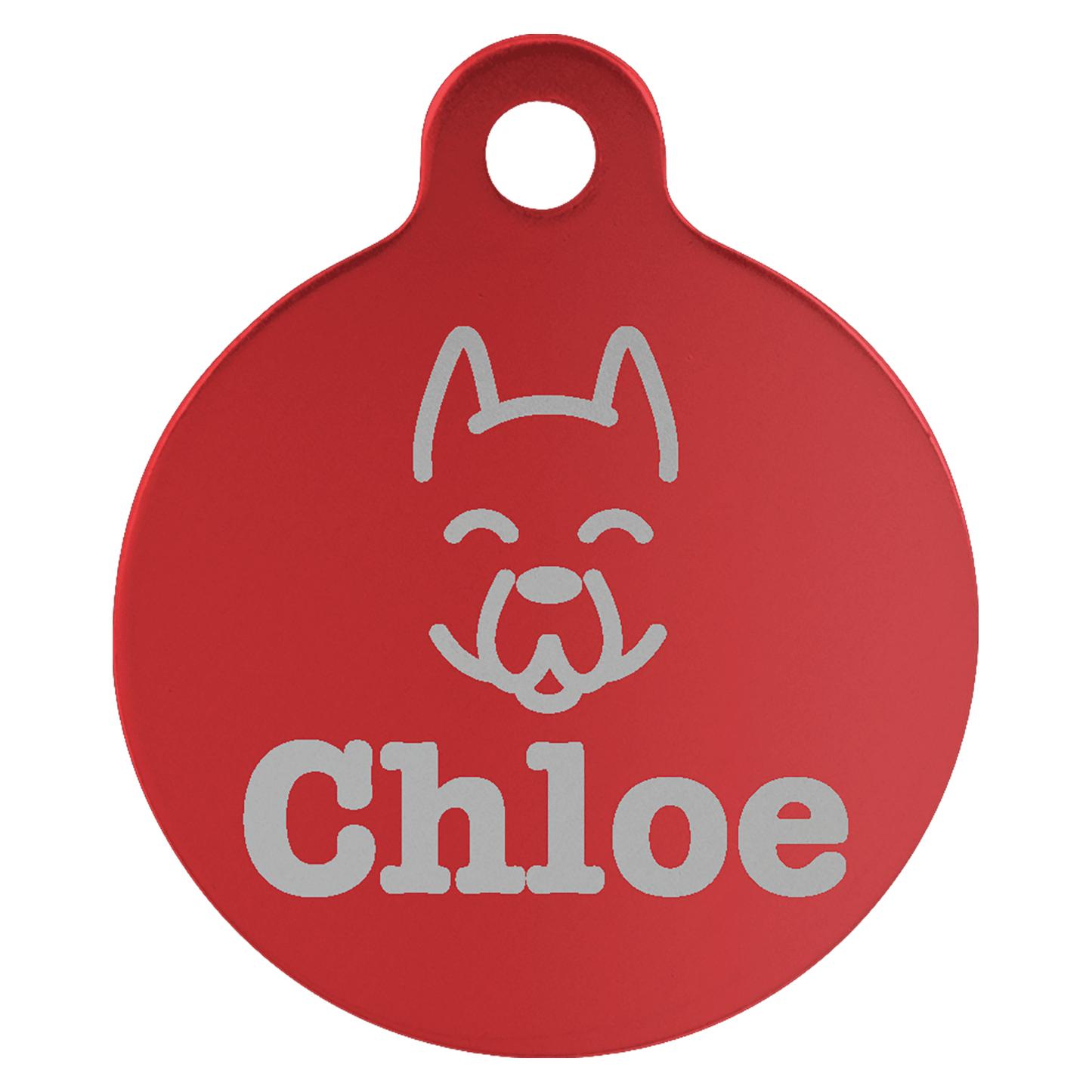 Pet ID Tags – Heart, Bone, & Round Shapes | Personalized with Optional Swarovski Bling