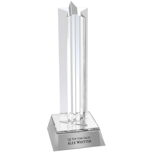 Silver Star Column Acrylic