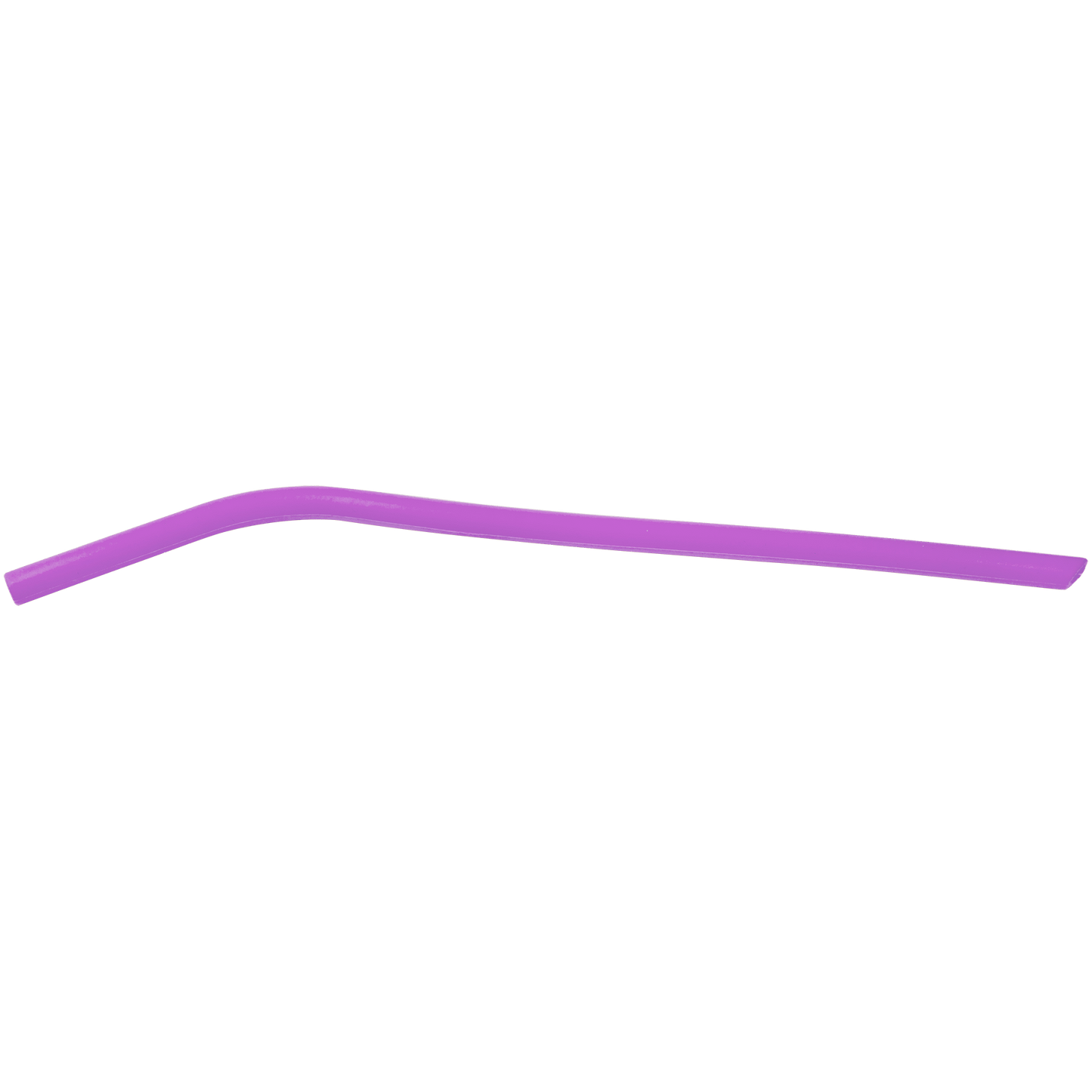 Purple Silicone Straw
