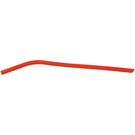 Red Silicone Straw