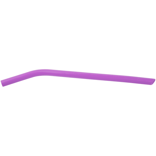 Purple Silicone Straw