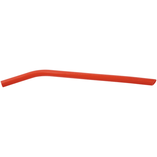 Red Silicone Straw