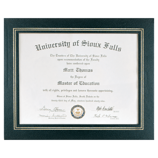 Black Z7 Certificate Holder