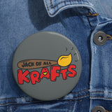 Jack of All Krafts Pin Buttons