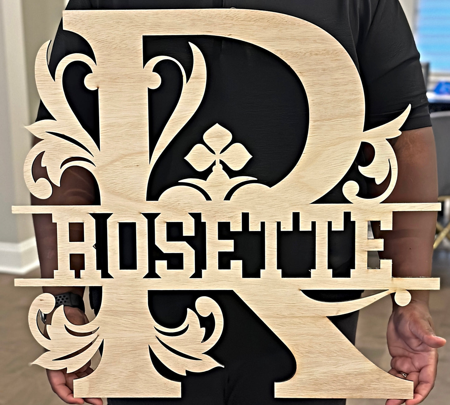 Regal Monogram Laser Cut Wood