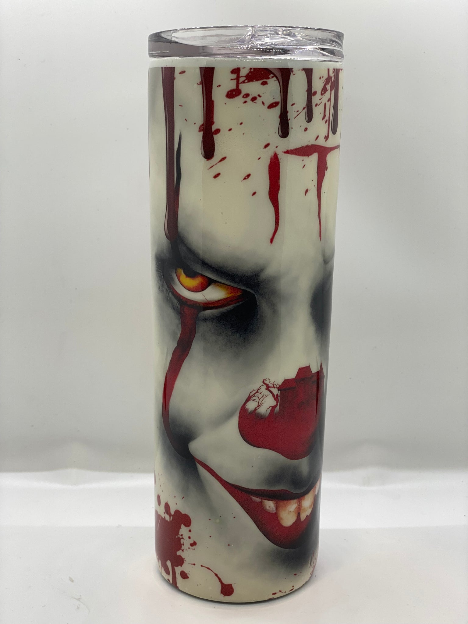 Halloween - It - Pennywise - 16 oz Pint Beer Glass Pub Seltzer Cocktail  Tumbler