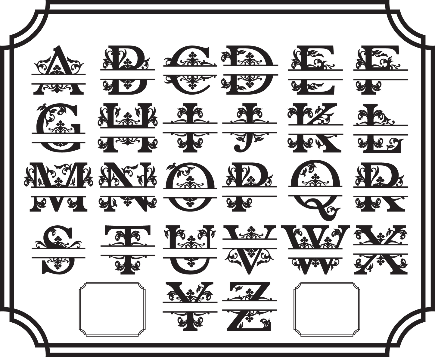 Regal Monogram Laser Cut Wood