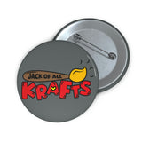 Jack of All Krafts Pin Buttons