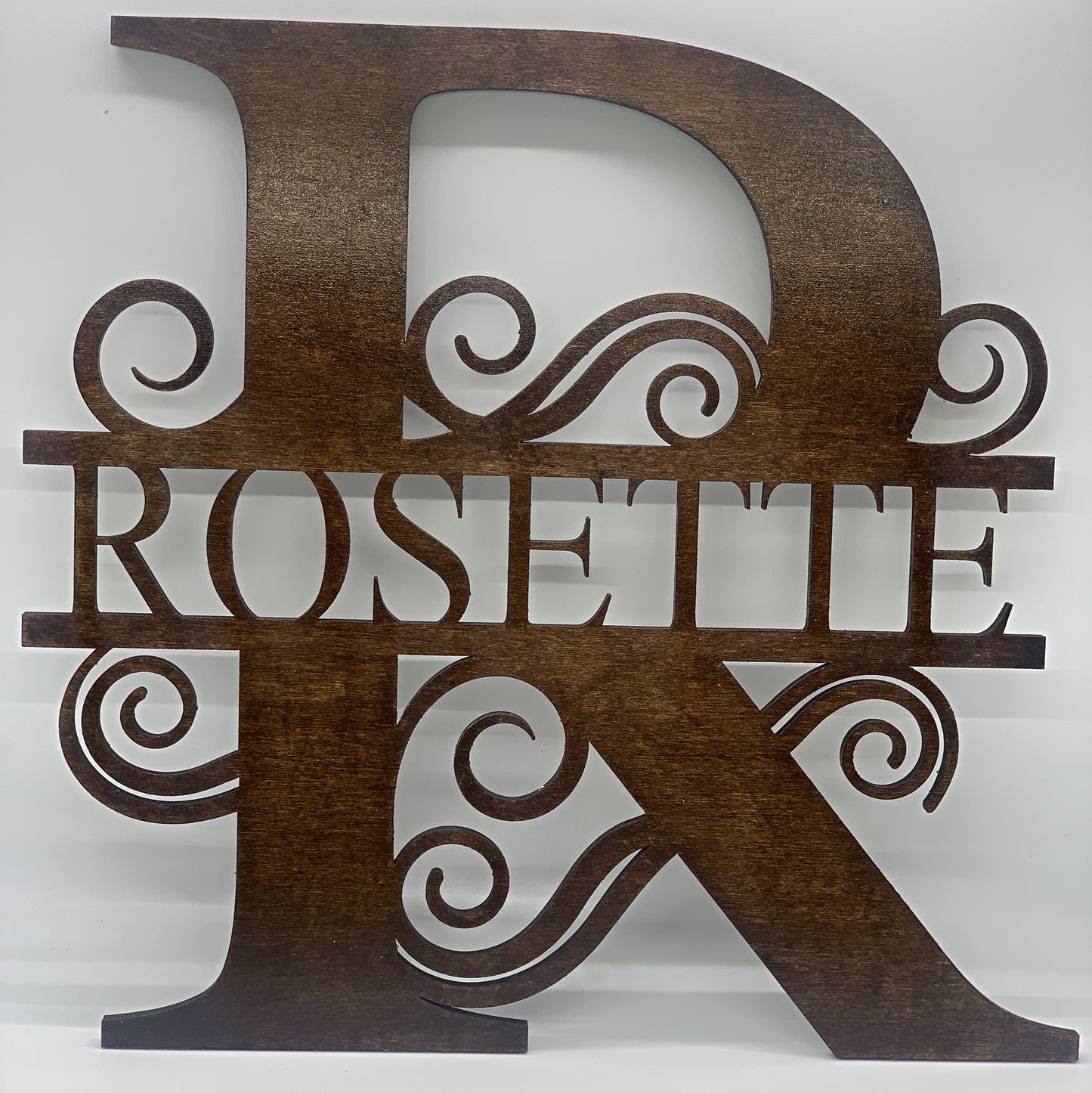 Swirl Letter Monogram