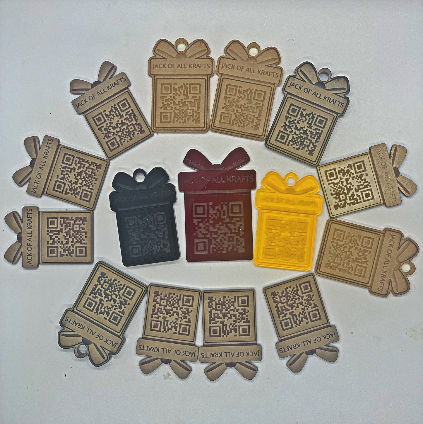 Custom QR Code Key Chains