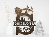 Christmas Letter Monogram