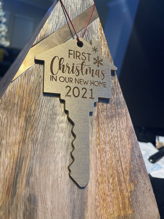 Key Ornament (First Christmas In Our New Home)