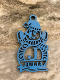 Snowman Monogram Ornament